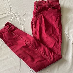 Size 1 Maroon colored pants